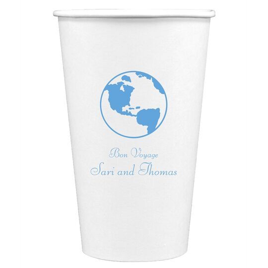 World Traveler Paper Coffee Cups